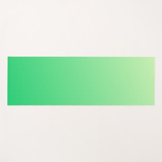 Bleke groene gradiënt Kleur Yogamat (Voorkant (horizontaal))