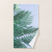 Bleke groene Jacaranda-boom verliest patroonpatroo Bad Handdoek (Handdoek)