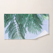 Bleke groene Jacaranda-boom verliest patroonpatroo Bad Handdoek (Handdoek)