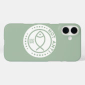 Bleke groene NotAntiFish telefoonhoesje Case-Mate iPhone Case (Achterkant (horizontaal))