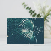 Bleke groene palmboom Leaf Hartelijk dank voor pla (Staand voorkant)