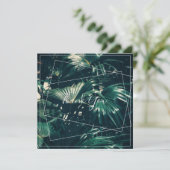 Bleke groene palmboom Leaf Hartelijk dank voor pla (Staand voorkant)