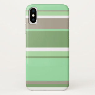 Bleke groene strepen Case-Mate iPhone case
