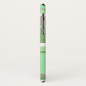 Bleke groene strepen Case-Mate iPhone case (Achterkant/links)