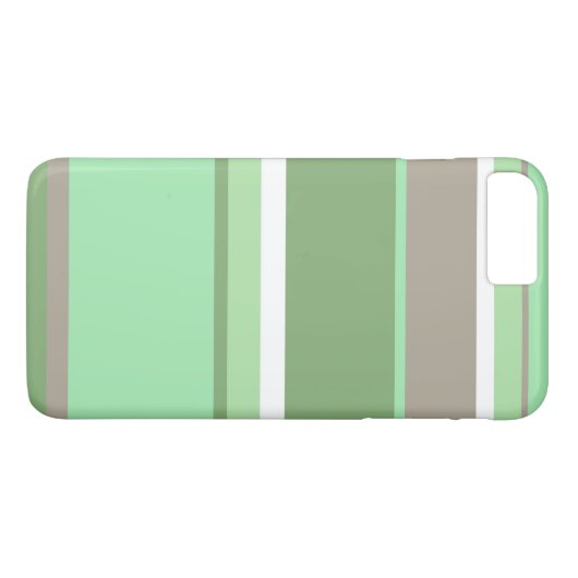Bleke groene strepen Case-Mate iPhone case (Achterkant (Horizontaal))