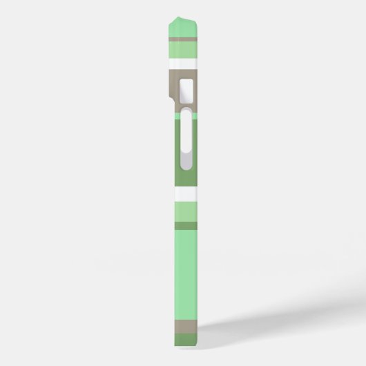 Bleke groene strepen Case-Mate iPhone case (Achterkant / Links)