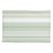 Bleke groene strepen kussensloop (Achterkant)