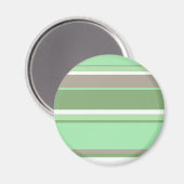 Bleke groene strepen magneet (Voorkant / Achterkant)