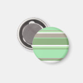 Bleke groene strepen magneet (Voorkant / Achterkant)