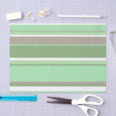 Bleke groene strepen tissuepapier (Craft)