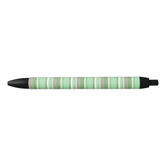 Bleke groene strepen zwarte inkt pen (Voorkant)