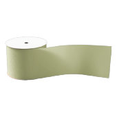 Bleke, groene, vaste kleur grosgrain lint (Spoel)
