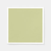 Bleke, groene, vaste kleur servet (Voorkant)