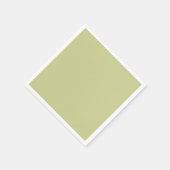 Bleke, groene, vaste kleur servet (Hoek)