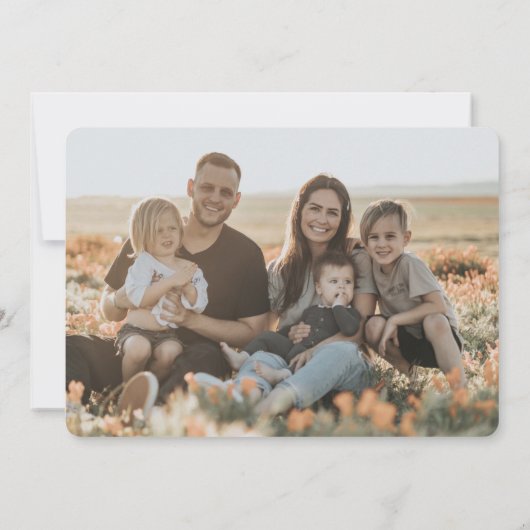 Bleke Groene Vrolijke Kerstretro Sterren Platte Fo Feestdagenkaart (Achterkant)