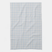 Bleke Hemelblauwe Grote Gingham Plaid Theedoek (Verticaal)
