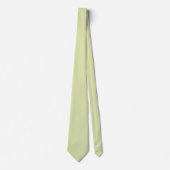 Bleke Hops Groene DFE6B0 Enig Stevig Kleurenontwer Stropdas (Voorkant)