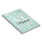 Bleke Jade Batik Naam en Jaar Notitieboek (Rechterzijde)