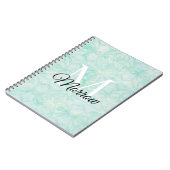 Bleke Jade Batik Naam en Jaar Notitieboek (Linkerzijde)