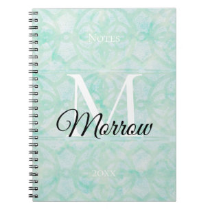 Bleke Jade Batik Naam en Jaar Notitieboek