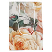 bleke kegel en witte rozen medium cadeauzakje (Achterkant)