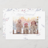 Bleke kerstfeestdag in de winter (Voorkant / Achterkant)