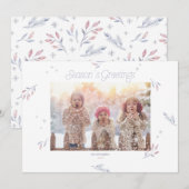 Bleke kerstfeestdag in de winter (Voorkant / Achterkant)