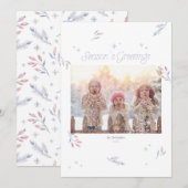 Bleke kerstfeestdag in de winter (Voorkant / Achterkant)