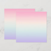 Bleke kleurrijke gradiënt achtergrond (Voorkant / Achterkant)