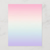 Bleke kleurrijke gradiënt achtergrond (Achterkant)