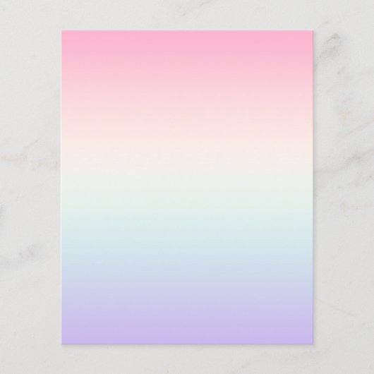 Bleke kleurrijke gradiënt achtergrond (Voorkant)