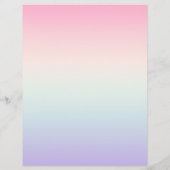 Bleke kleurrijke gradiënt achtergrond flyer (Achterkant)