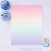 Bleke kleurrijke gradiënt achtergrond flyer (Enkel)