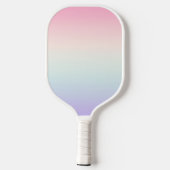 Bleke kleurrijke gradiënt achtergrond pickleball paddle (Achterkant)