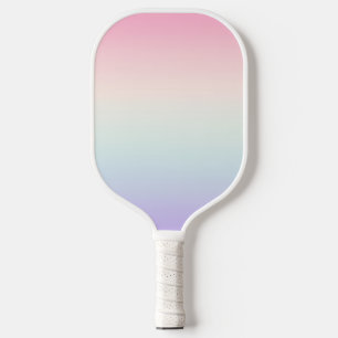 Bleke kleurrijke gradiënt achtergrond pickleball paddle
