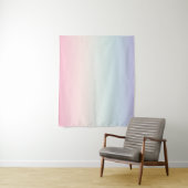 Bleke kleurrijke gradiënt achtergrond wandkleed (In situ)
