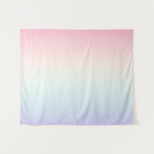 Bleke kleurrijke gradiënt achtergrond wandkleed