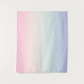 Bleke kleurrijke gradiënt achtergrond wandkleed (Voorkant)