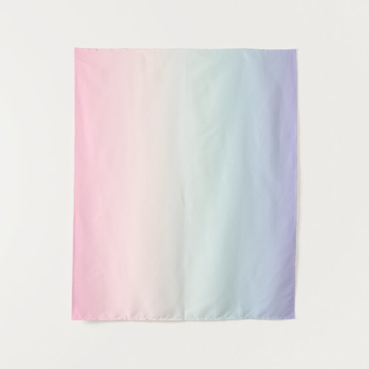 Bleke kleurrijke gradiënt achtergrond wandkleed (Voorkant)