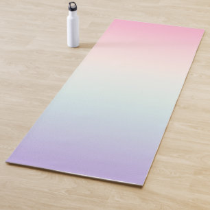 Bleke kleurrijke gradiënt achtergrond yogamat