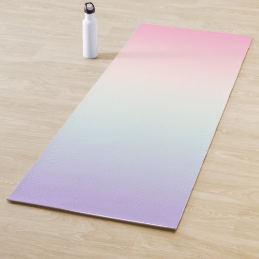 Bleke kleurrijke gradiënt achtergrond yogamat (In situ)