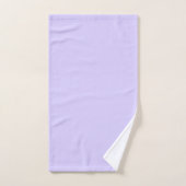 Bleke lavendel effen kleur bad handdoek (Handdoek)
