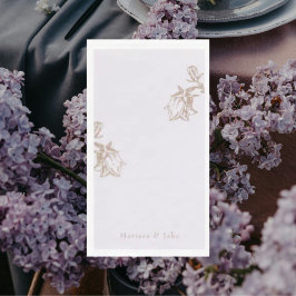 Bleke lavendel gepersonaliseerde Chinoiserie  Servet