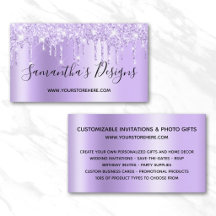 Bleke Lavendel Glitter Druppels Ombre Online Winke
