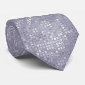 Bleke Lavendel Sequin Effect Stropdas (Opgerold)