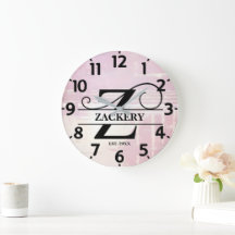 Bleke lavendel verkleurde Z monogram