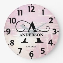 Bleke Lavendel Vervaardigde Monogram
