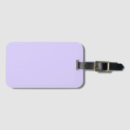 Bleke lavender Solid Color Bagagelabel