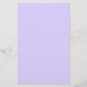 Bleke lavender Solid Color Briefpapier (Voorkant)