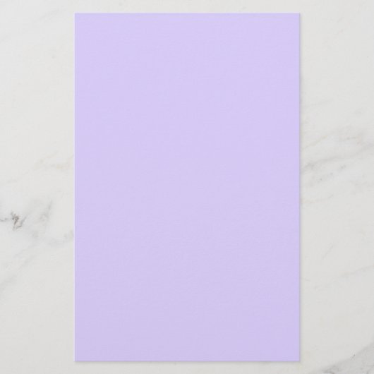 Bleke lavender Solid Color Briefpapier (Voorkant)